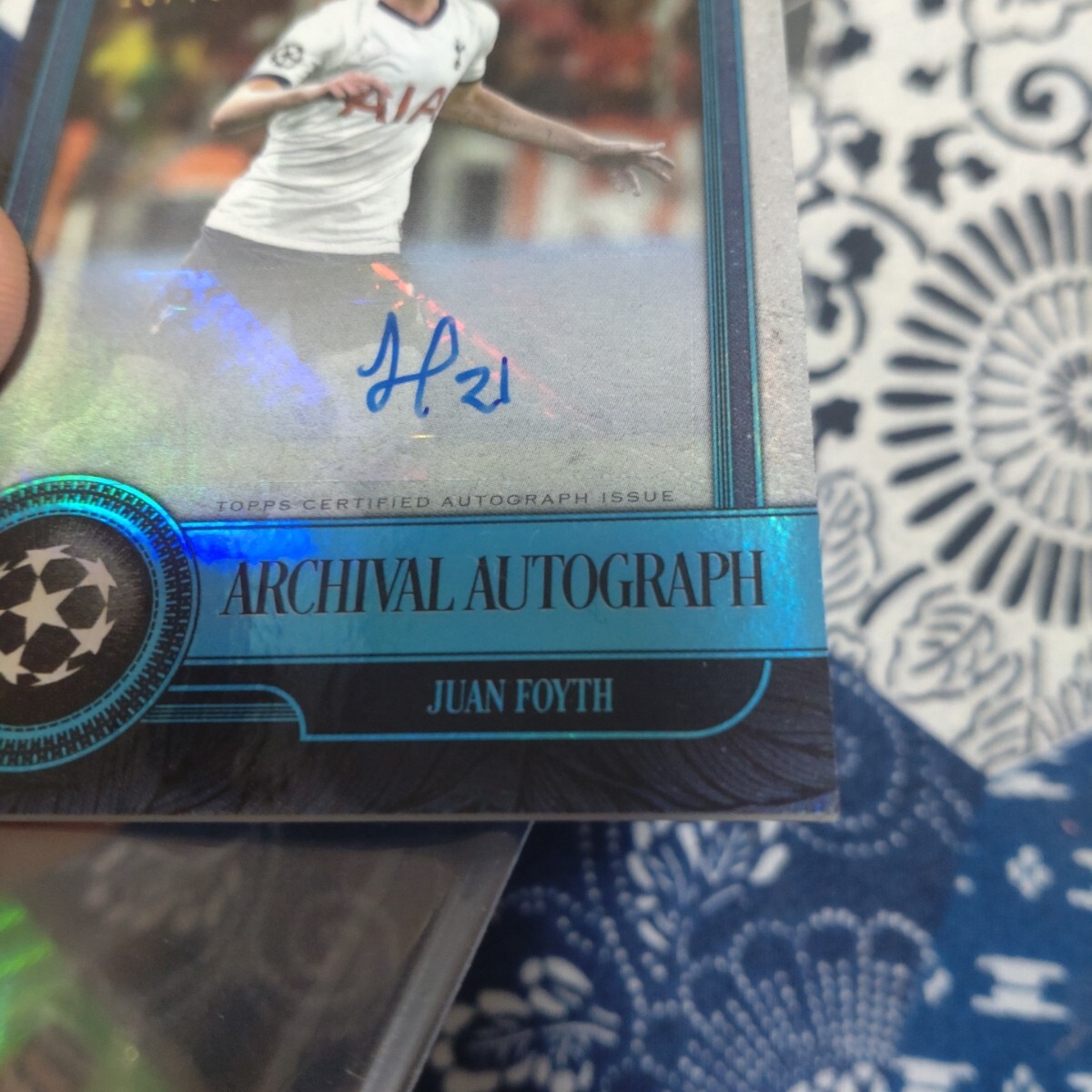 サッカー。直筆サインカード。4枚セット。傷有り。PANINI。TOPPS_画像4