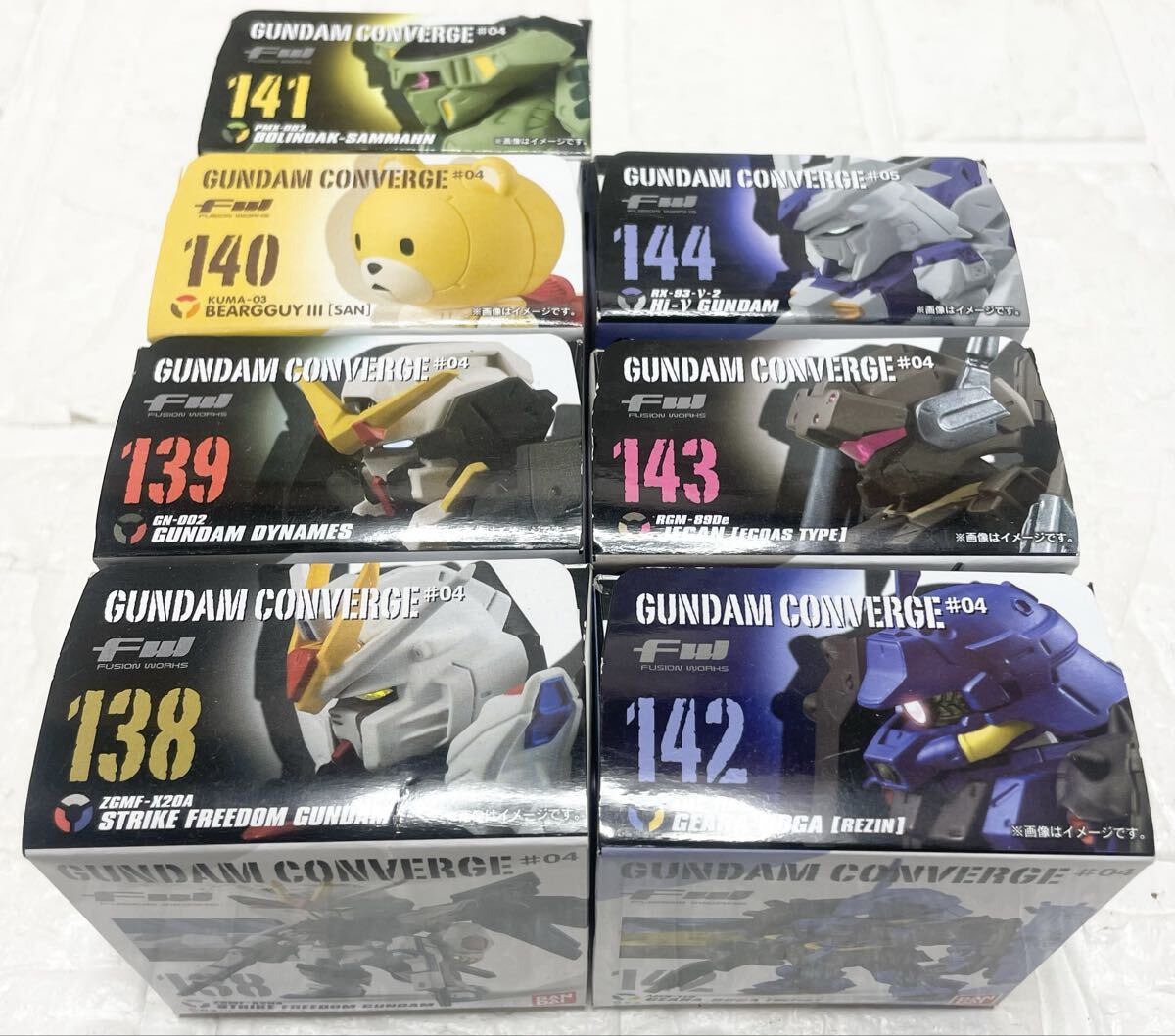 未使用☆ 未開封☆ FW GUNDAM CONVERGE ガンダムコンバージ ＃04 138 ストライク 139 140 141 142 ギラ・ドーガ 143 大量 まとめて 7点 20_画像7
