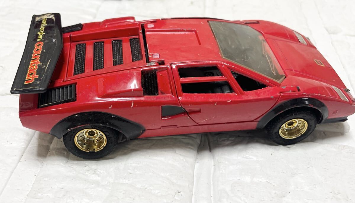 永大グリップ テクニカ　昭和レトロ　ランボルギーニ カウンタック LP500S　ミニカー 1/28 scale SUPER CAR LAMBORGHINI COUNTACH D3_画像7