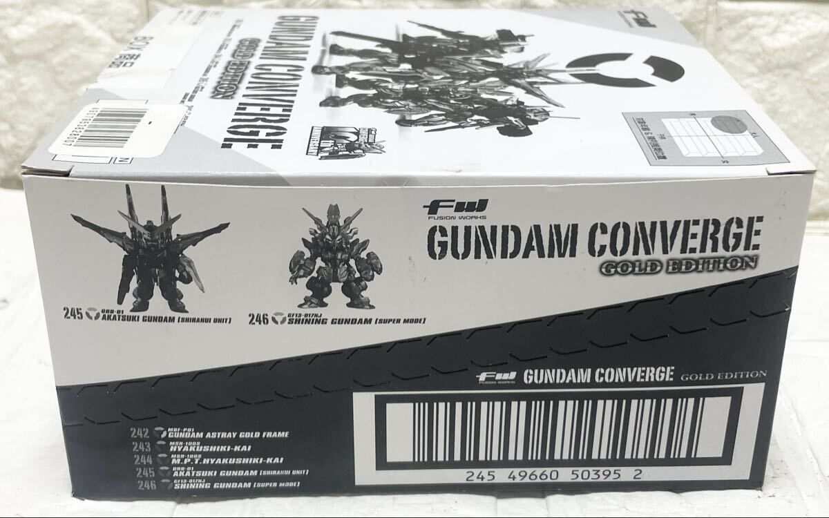 未使用☆ 未開封☆ FW GUNDAM CONVERGE ガンダムコンバージ ゴールド エディション 242 243 244 245 246 アカツキ 百式 1BOX 8個入り 22_画像4