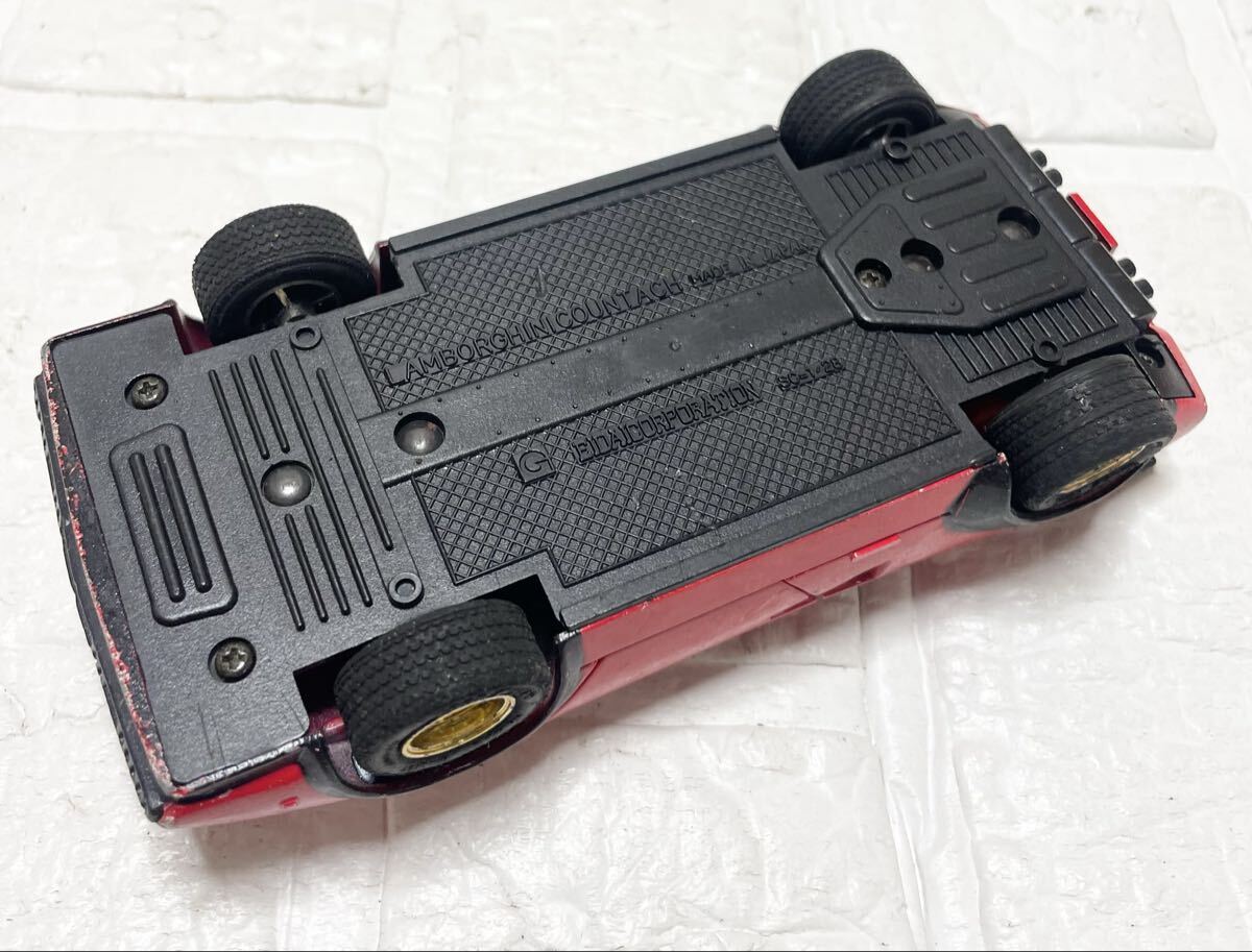 永大グリップ テクニカ　昭和レトロ　ランボルギーニ カウンタック LP500S　ミニカー 1/28 scale SUPER CAR LAMBORGHINI COUNTACH D3_画像9