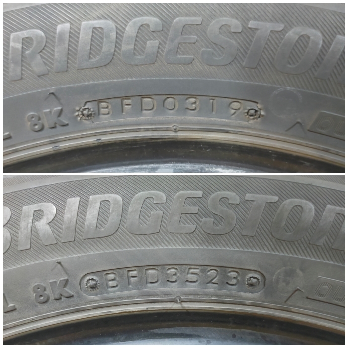 【送料無料】 BRIDGESTONE 205/55R16 91V REGNO GR-XⅢ ブリヂストン レグノ 夏タイヤ サマータイヤ 4本 A4272 [中古タイヤ]_画像6
