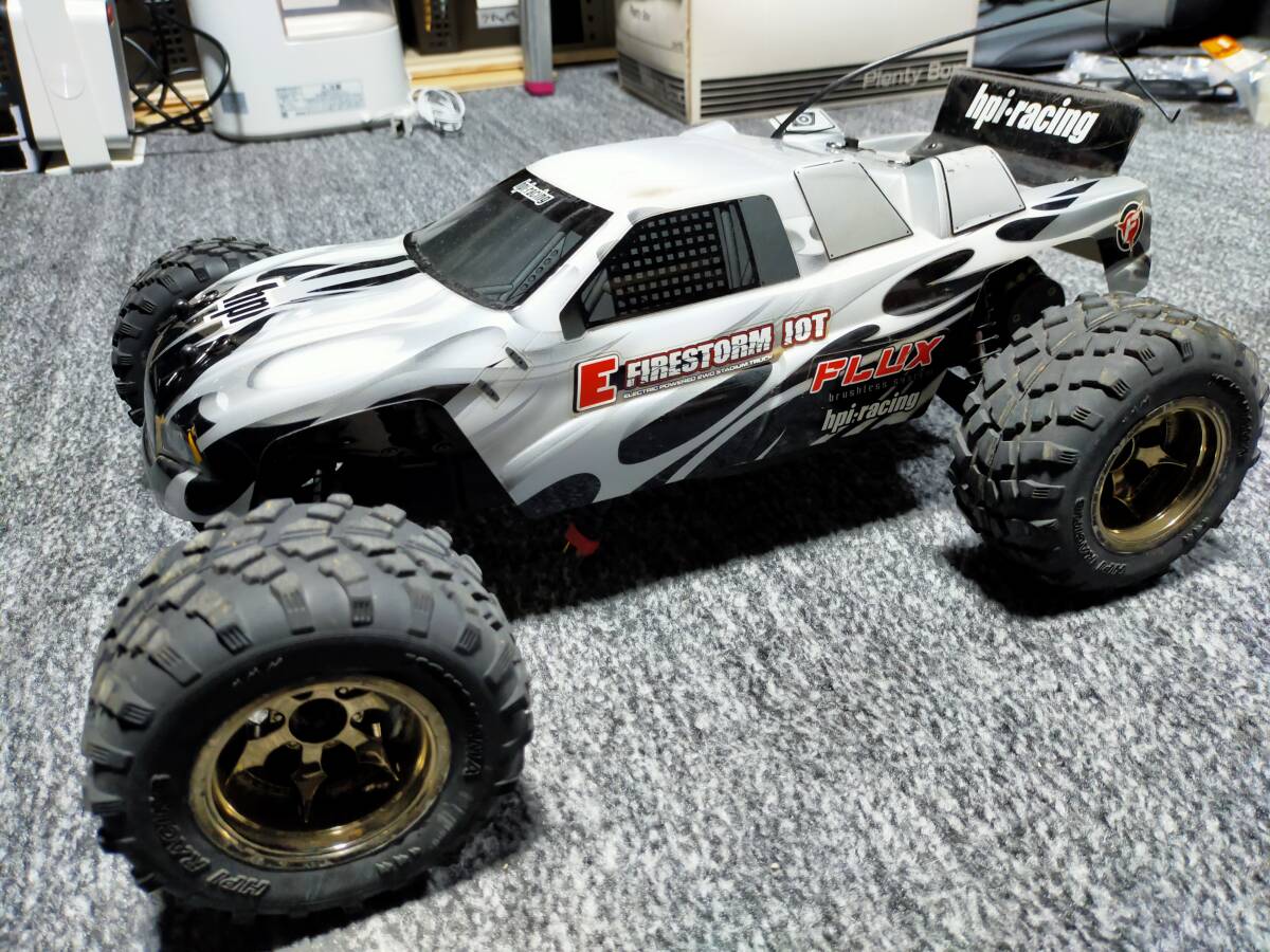 HPI-racing 電動ラジコン Eファイヤーストーム 動作品 中古_画像7