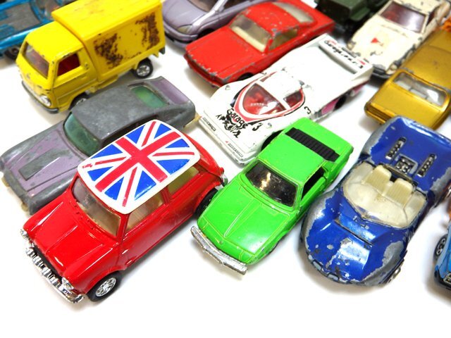 現状品 ミニカー 52台まとめ チョロQ トミカ MATCHBOX ジルメックス KinToy ロールスロイス/北海道限定沿岸バス/ランボルギーニ 他_画像4