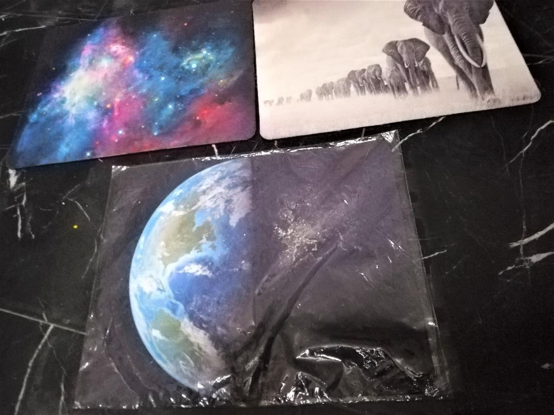  коврик для мыши 3 шт. комплект космос земля .