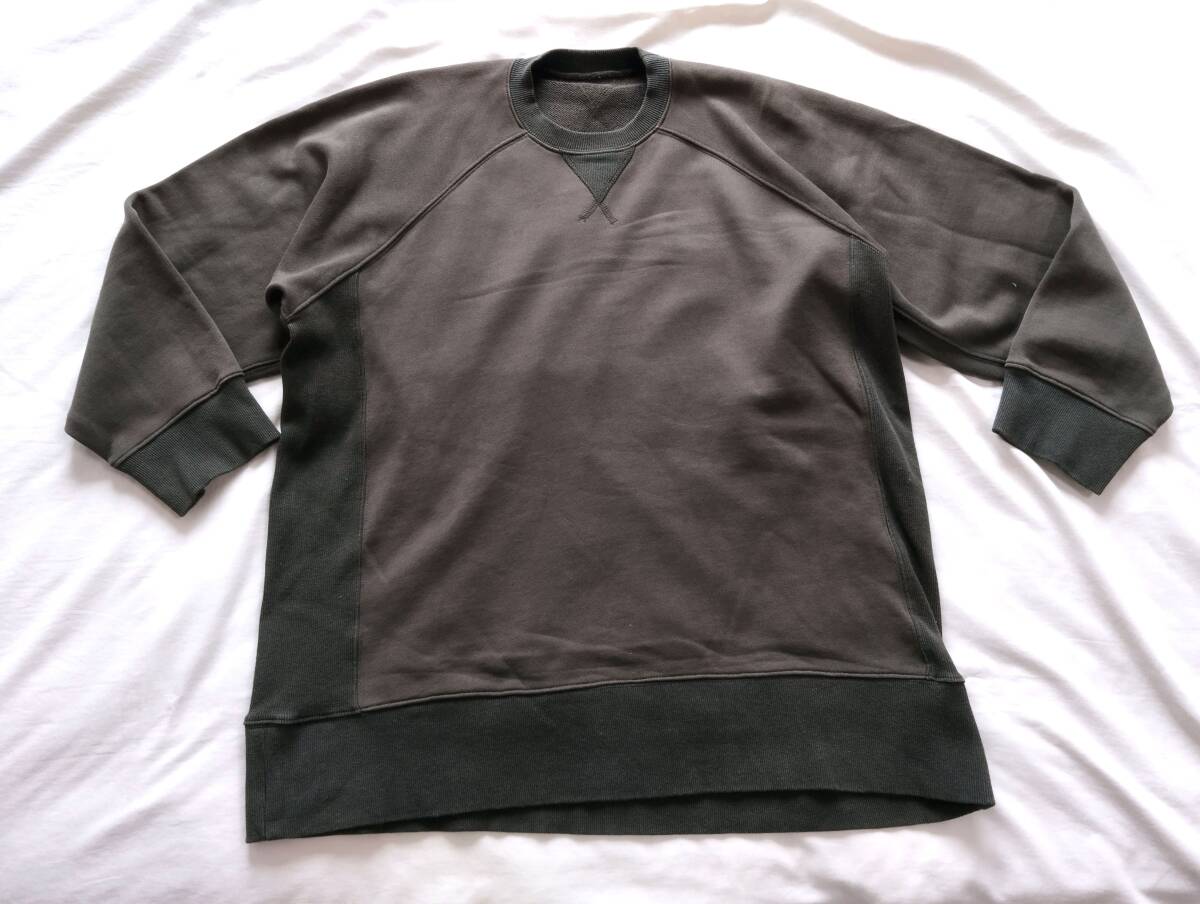 BALLAST ARK　バラストアーク　両Vスウェットシャツ　M　２トーン　_画像1