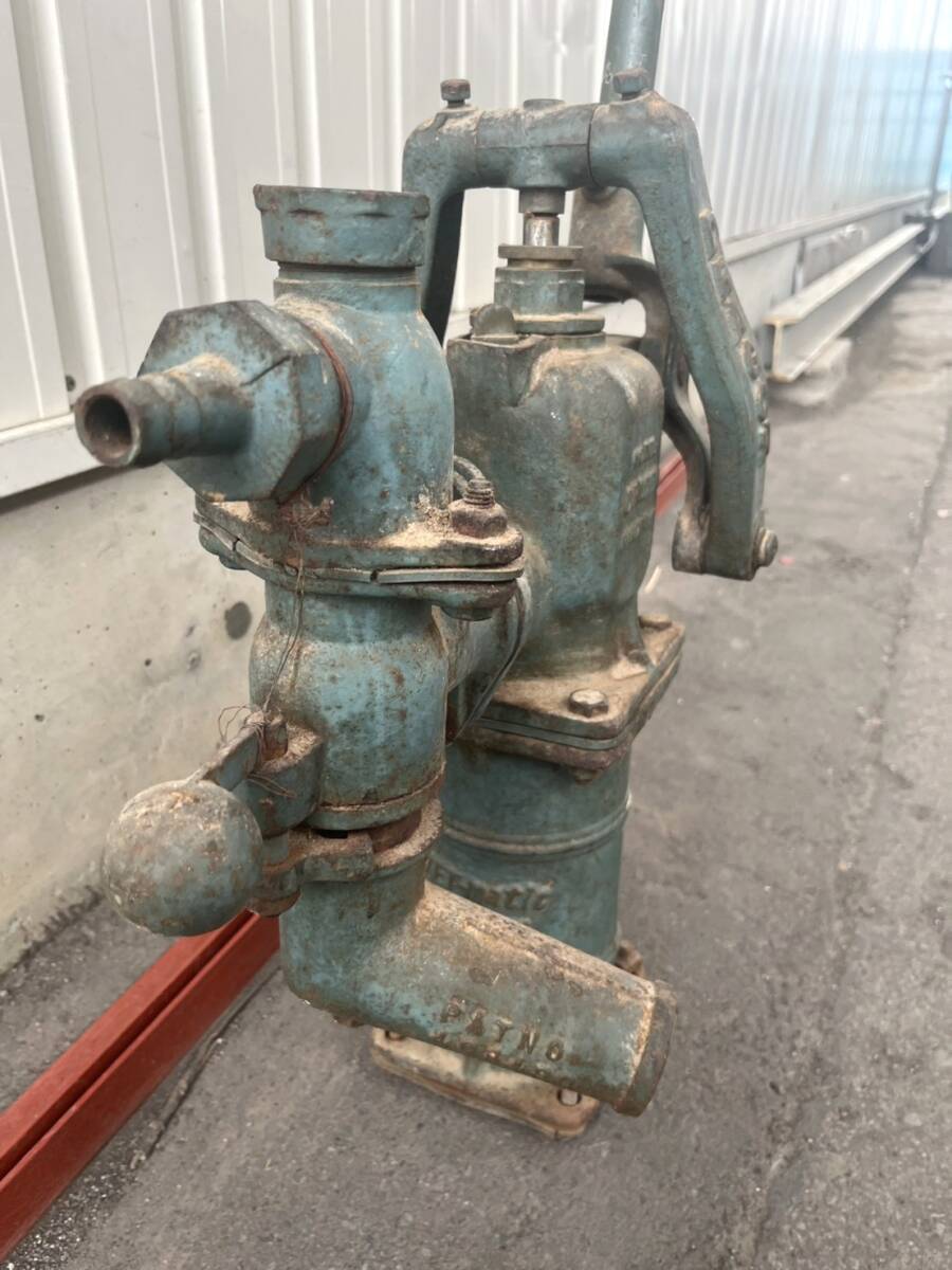 川本製作所 手押しポンプ ドラゴン 手動 ポンプ 井戸 アンティーク オブジェ インテリア コレクション レトロ ジャンク品_画像2