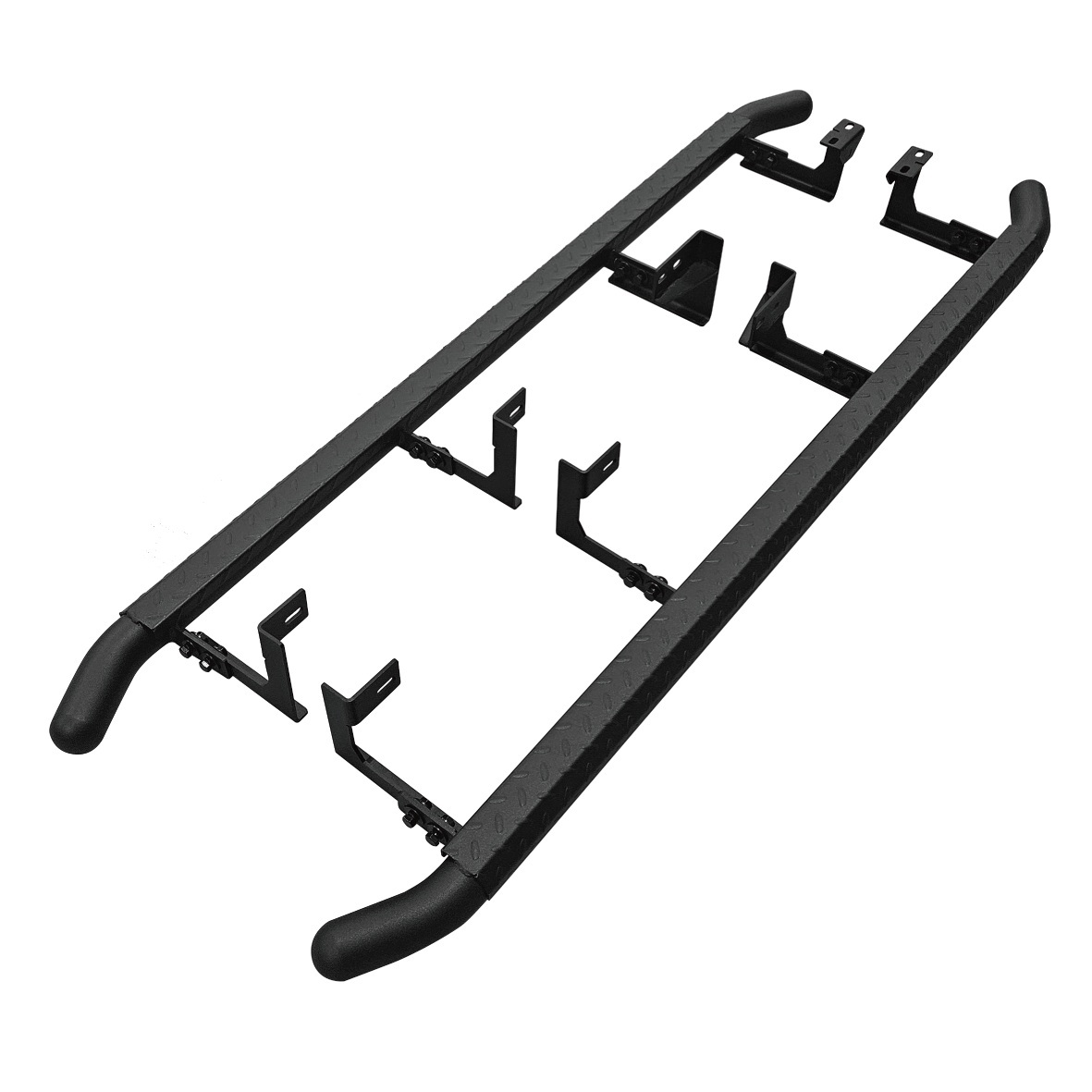 三菱 デリカ D5 サイドステップ 左右 セット D:5 サイドバー ステップ ガード 滑り止め ブラック 2007- 前期 LDA CV1W CV2W CV4W CV5Wの画像3