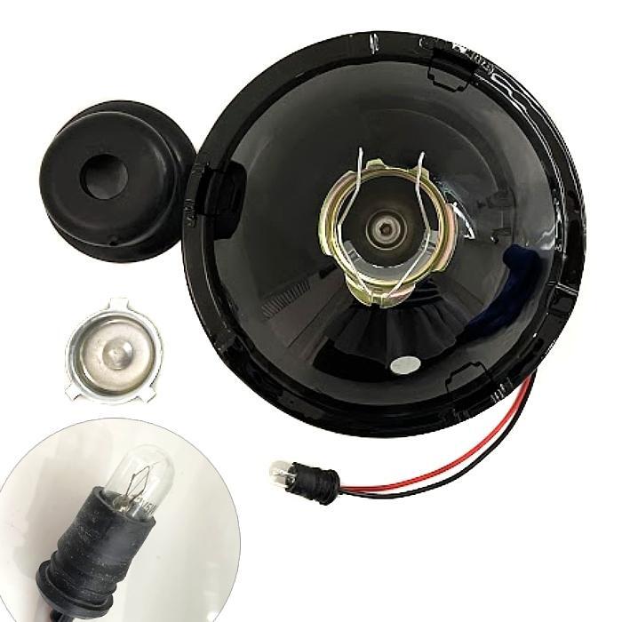 送料無料 丸型 丸灯 7インチ P700 ガラスレンズ フロント ヘッドライト 左右 ランプ SJ30 SJ40 JA51 JA71 JA11 JB31 JA12 JA22 台湾製_画像7