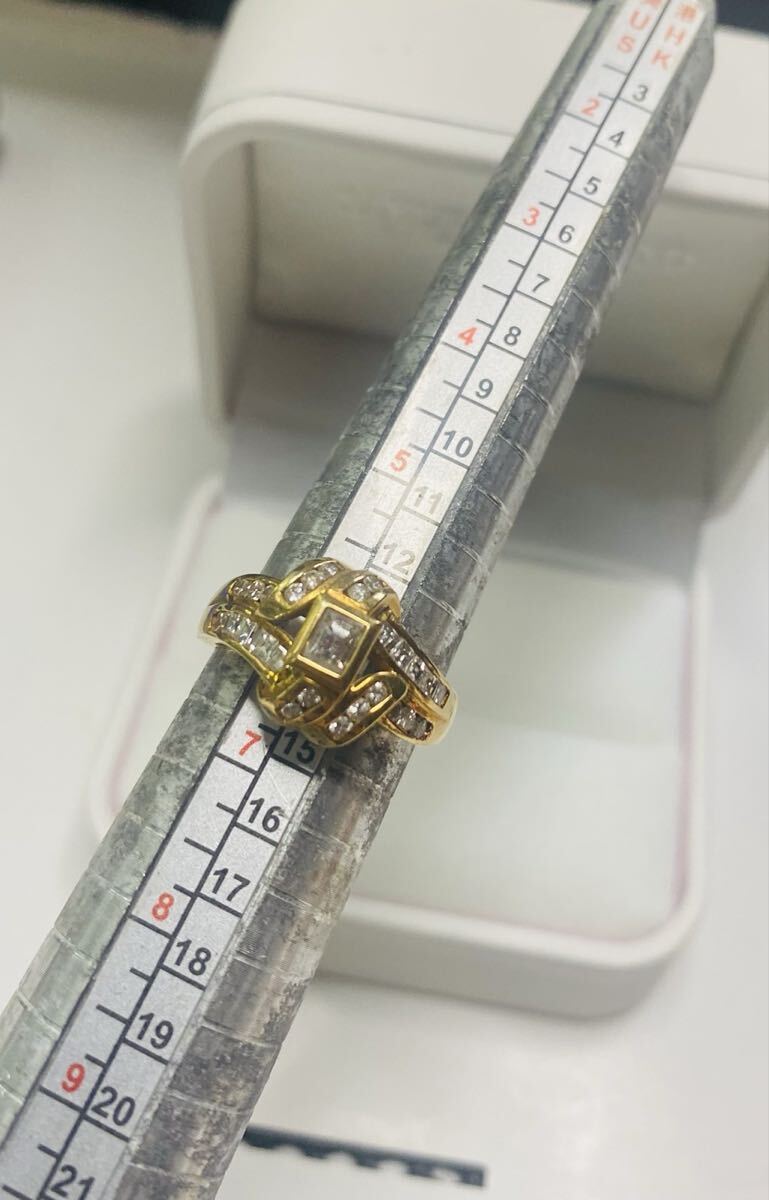 K18 D0.82 指輪 の画像4