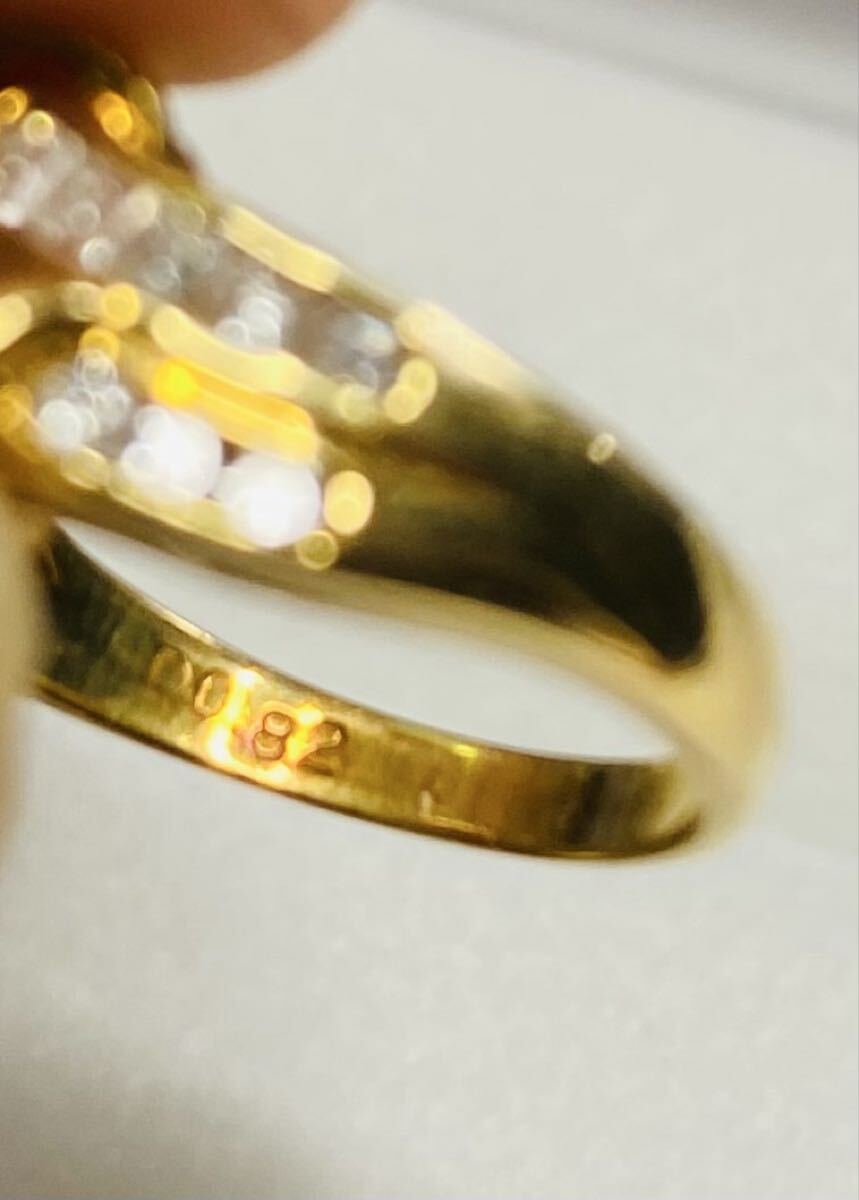 K18 D0.82 指輪 の画像2