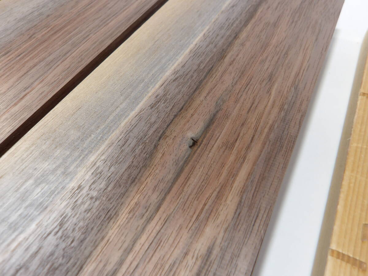 木っ端クラブ　★500円スタート★　B級　ウォールナット　薄板　端材　(厚約11mm 幅約120mm)　 4面プレーナー済　DIY ハンドメイド A151_画像5