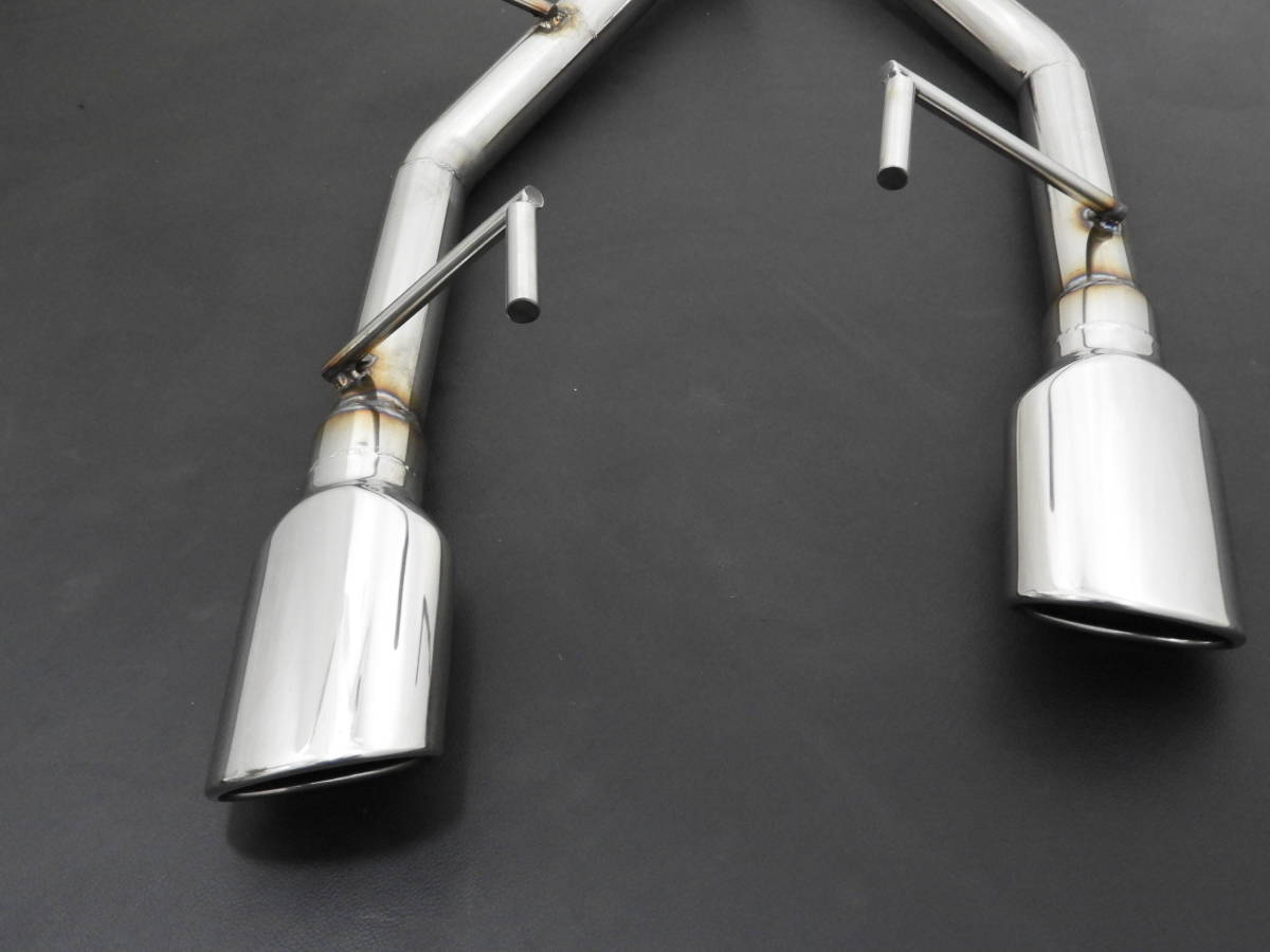 Y51フーガ 2.5L リアピース 【オーバルタイプ マフラー】 ストレート SUS304ステンレス製_画像1