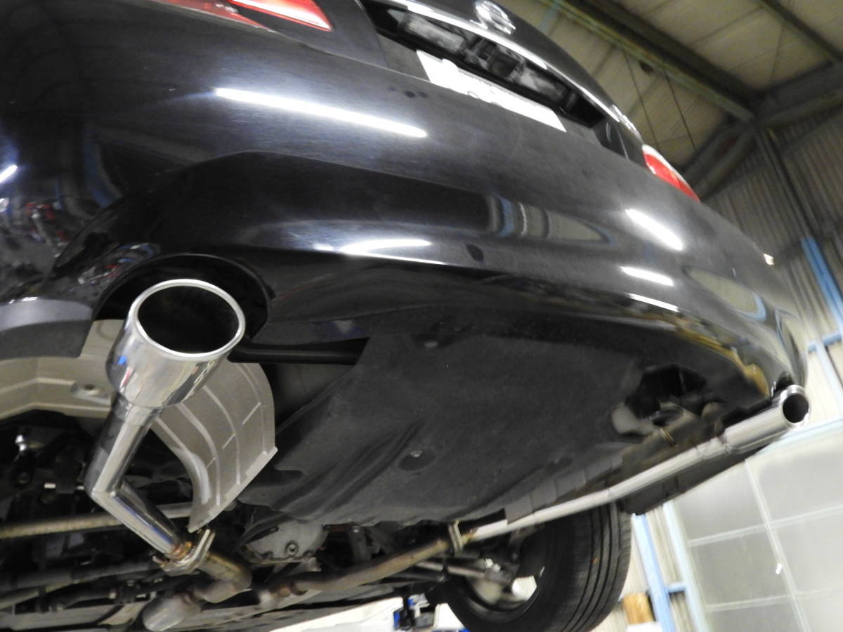 Y51フーガ 2.5L リアピース 【オーバルタイプ マフラー】 ストレート SUS304ステンレス製_画像5