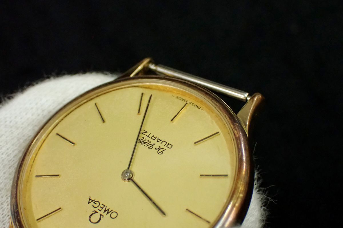 ▲腕時計251 OMEGA De ville オメガ デビル▲動作未確認/盤のみ/1365/ゴールド/プッシュリューズ/消費税0円の画像3