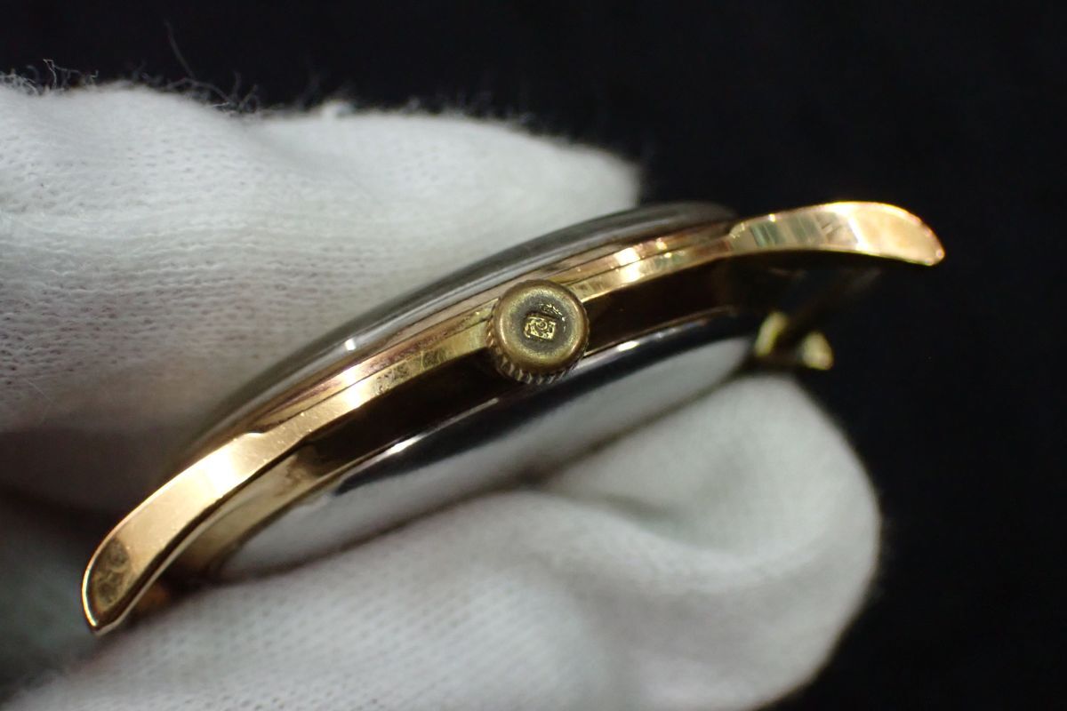 ▲腕時計249 Freshman Orient Calendar フレッシュマン オリエント カレンダー▲動作品/盤のみ/OGF I.24831/手巻き式/ゴールド/消費税0円の画像3