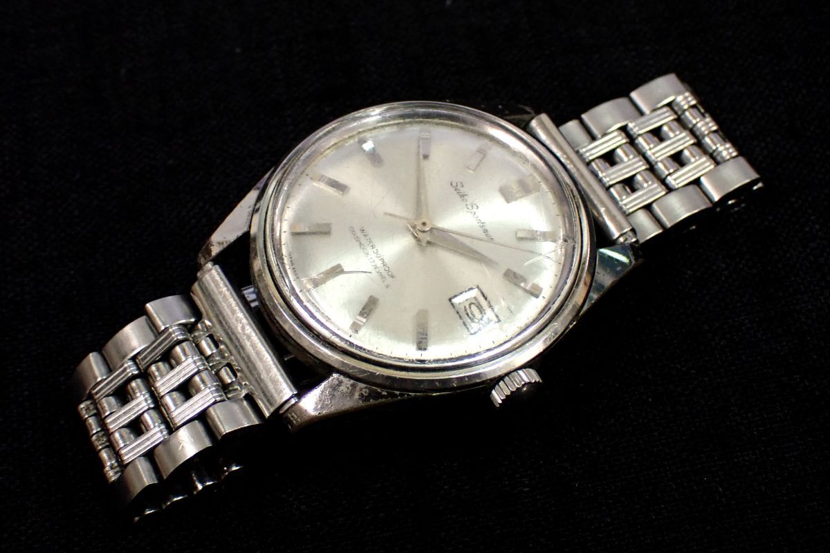 ▲腕時計248 SEIKO Sportsman セイコー スポーツマン▲6602-9981/シーホース/手巻き式/シルバー/消費税0円の画像7