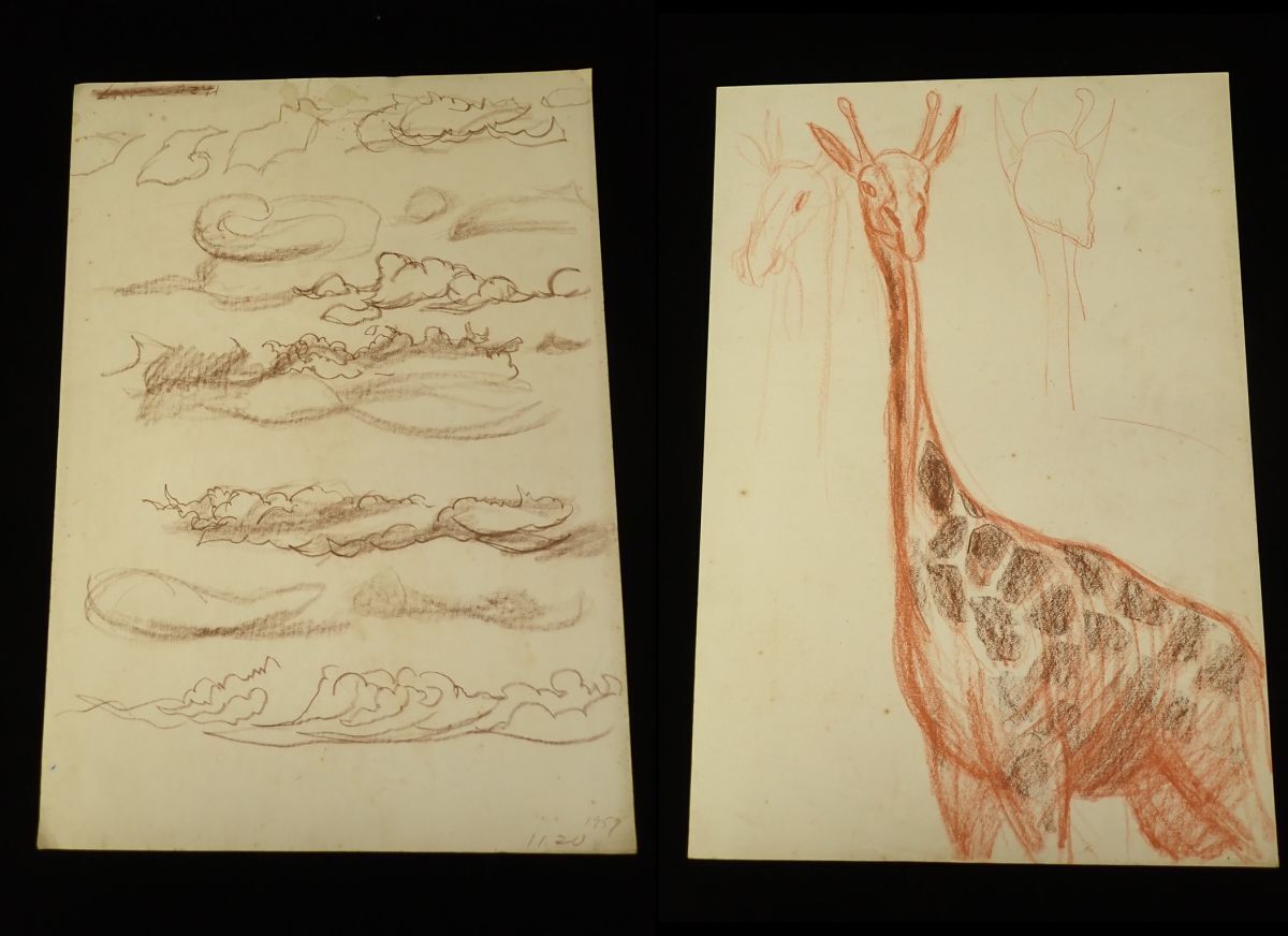 ◆絵画28 【真作】新井秀一郎まとめて14枚◆/消費税0円_画像6