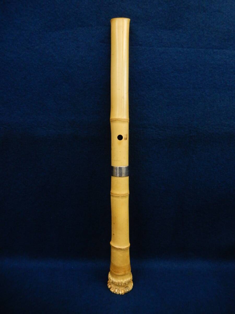 ★尺八01 在銘 竹治★金具に緩みあり/木管楽器/和楽器/消費税0円_画像2