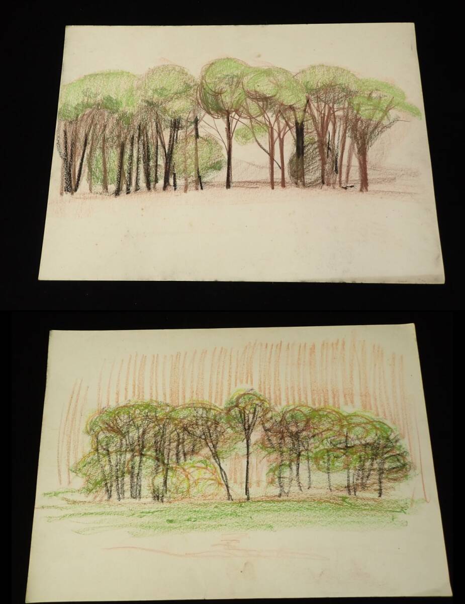 ◆絵画28 【真作】新井秀一郎まとめて14枚◆/消費税0円_画像10