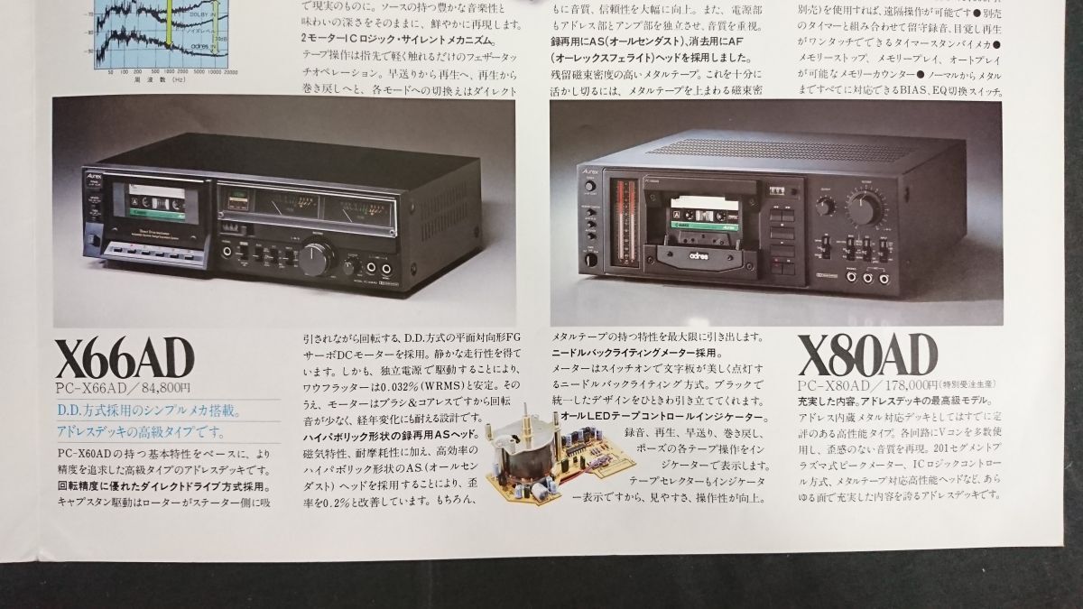 【昭和レトロ】『Aurex(オーレックス) アドレス 総合カタログ 昭和54年12月』東芝/PC-X88AD/PC-66AD/PC-X60AD/AD-5/AD-4/AD-3/AD-2/AD-15_画像10