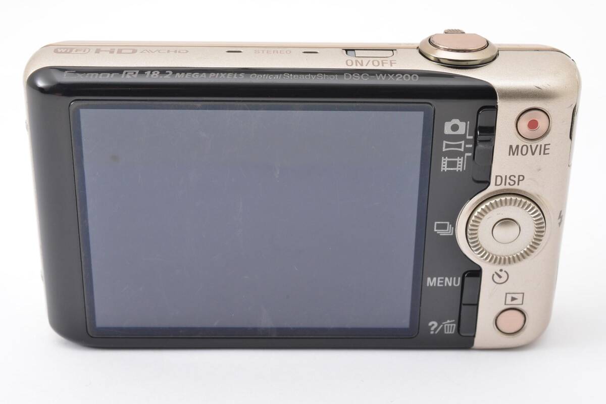 ソニー SONY Cyber-shot DSC-WX200 ゴールド #Y-08O25-113_画像6