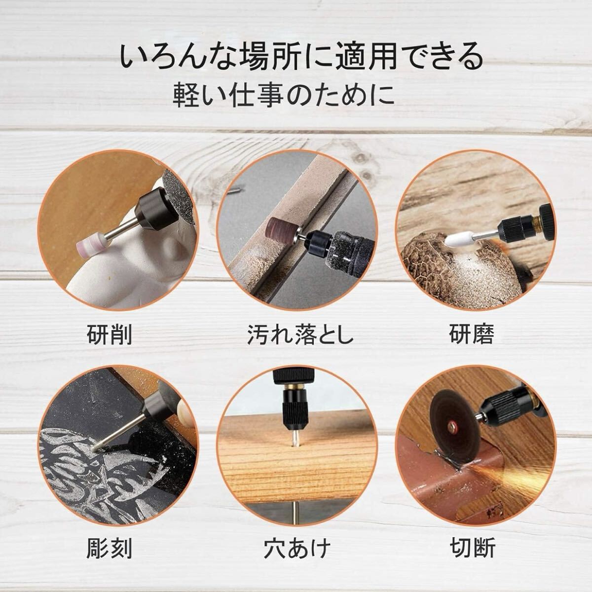 ミニルーター リューター type-C充電式 3段変速 41ピース 工具 コードレス 電動 研磨 最大16000回転/分 多機能 DIY 彫刻 コンパクト