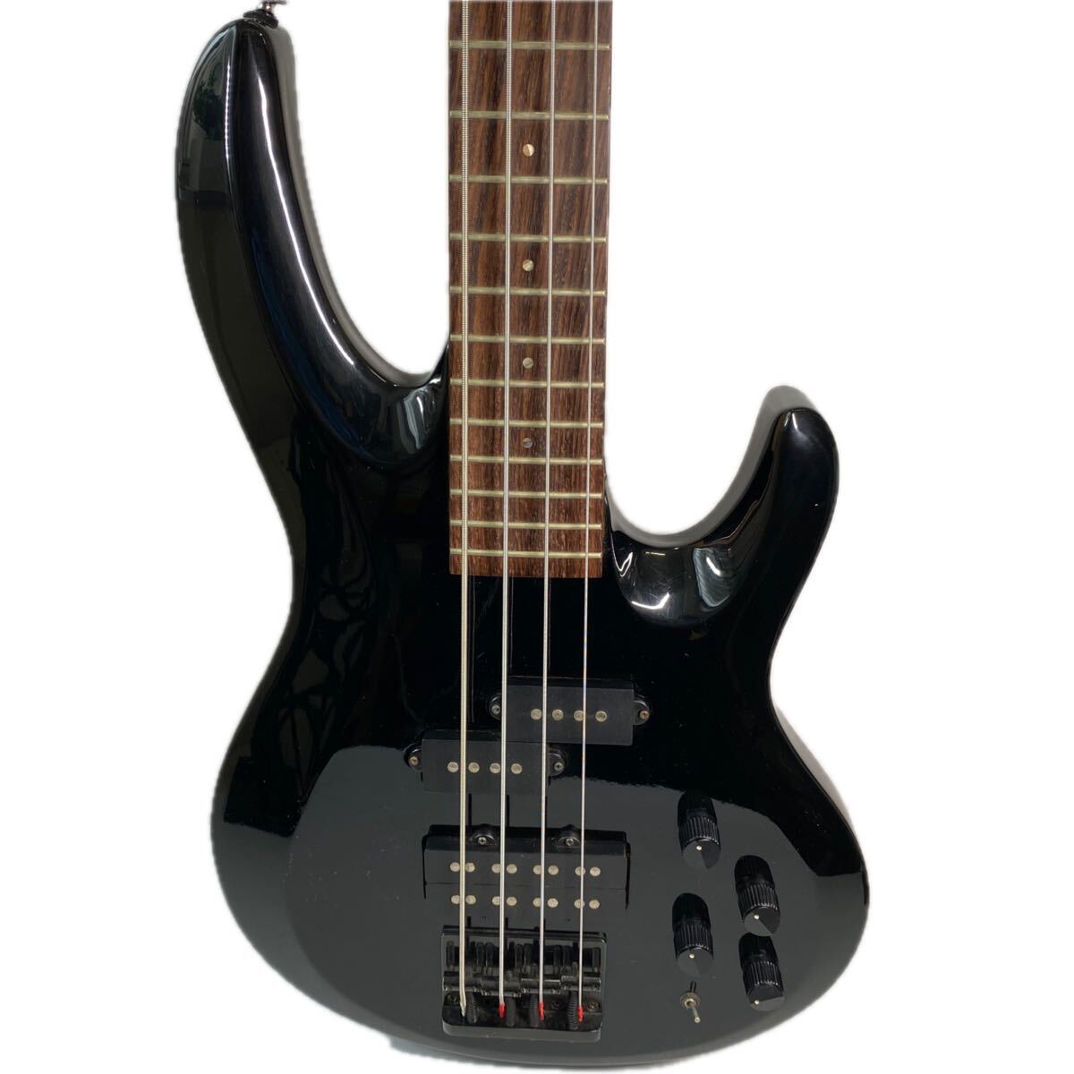 ジャンク品　ESP　Grass Roots　グラスルーツ　エレキ　ベース　G-G-58-B　ボトムライン　ペニシリン　GISHO モデル　ブラック_画像3