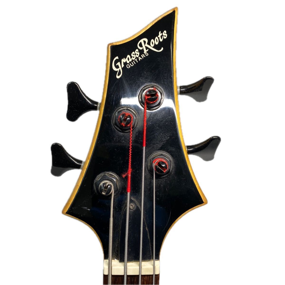 ジャンク品　ESP　Grass Roots　グラスルーツ　エレキ　ベース　G-G-58-B　ボトムライン　ペニシリン　GISHO モデル　ブラック_画像5