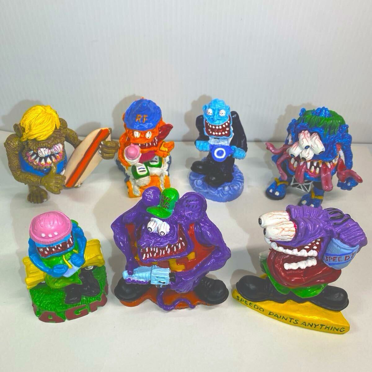 エドロス　アメリカ　ラットフィンク　コレクション　フィギュア　KITTY　SPEED　DRAG　DOUG　ZLICKO　BEAST　SURF FINK　7セット_画像1