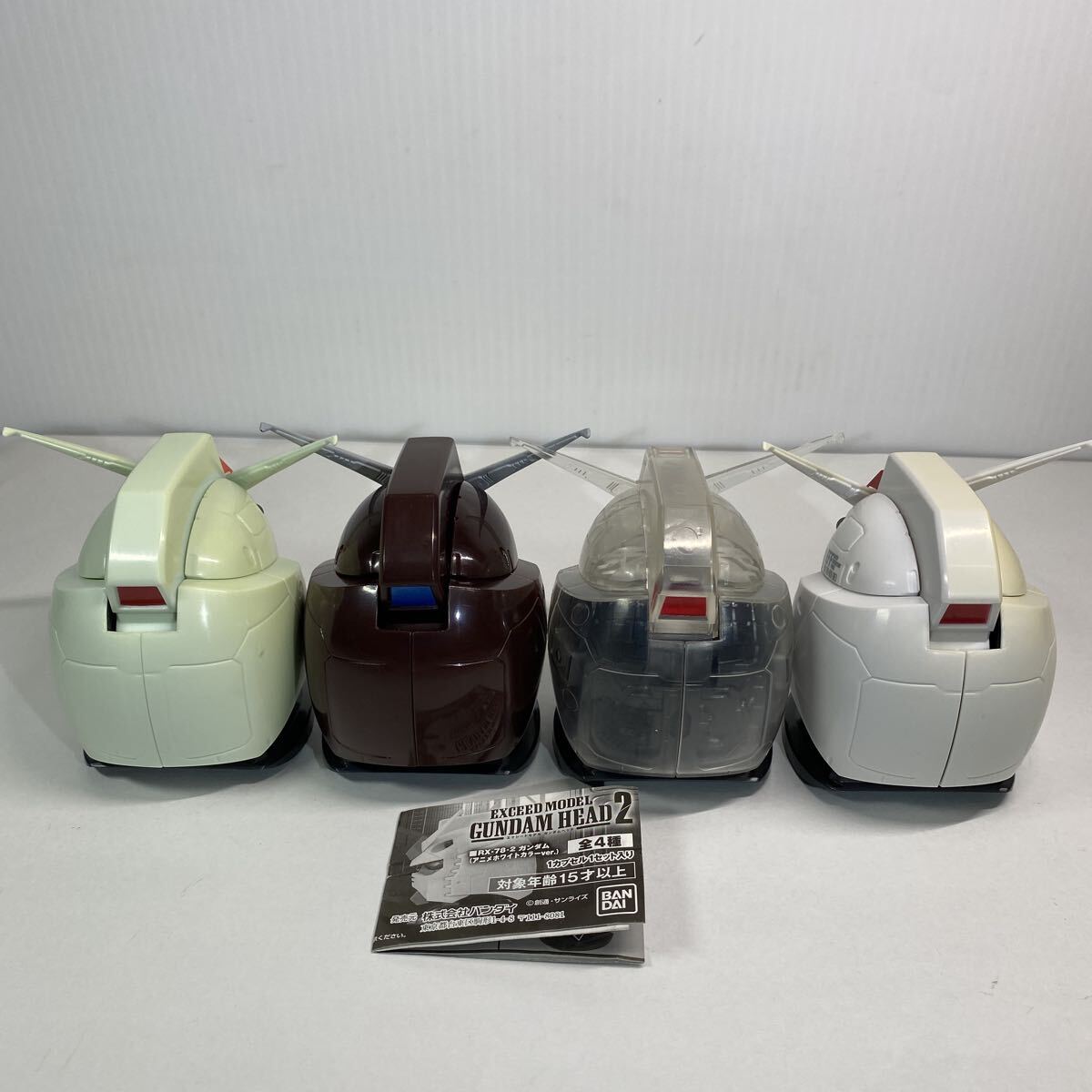 機動戦士ガンダム　EXCEED　GUNDAM　ガンダムヘッド　1　2　コンプリート　_画像8