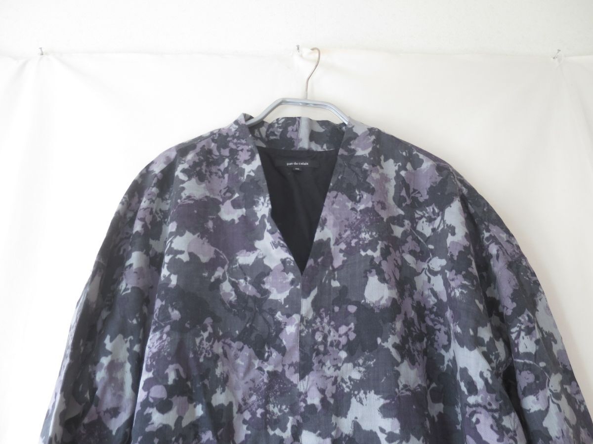 pas de calais(パドカレ)ウール×コットン ゆったりカットソー_画像2