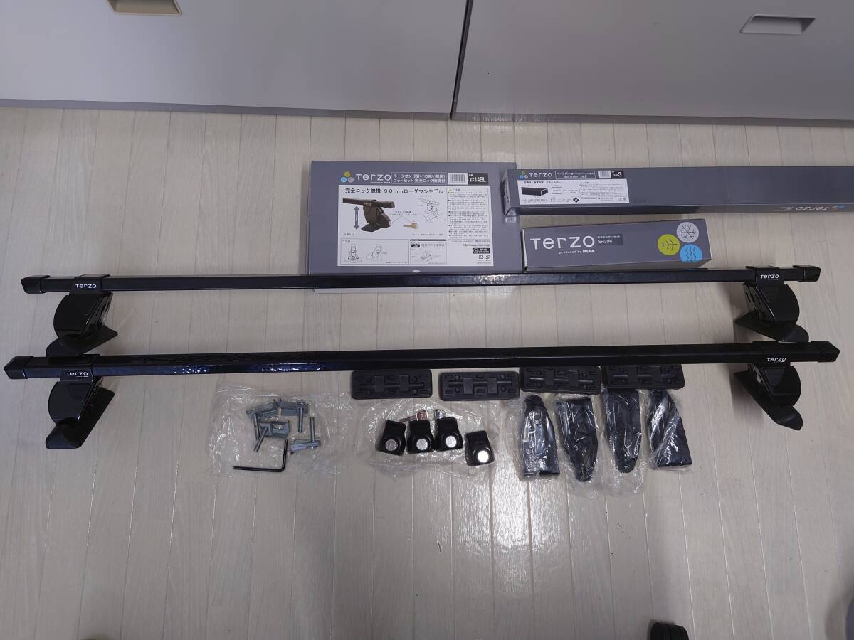 TERZO テルッツオ トヨタ プリウスα（ZVW4#系）用 ルーフキャリア取付３点セット_画像1