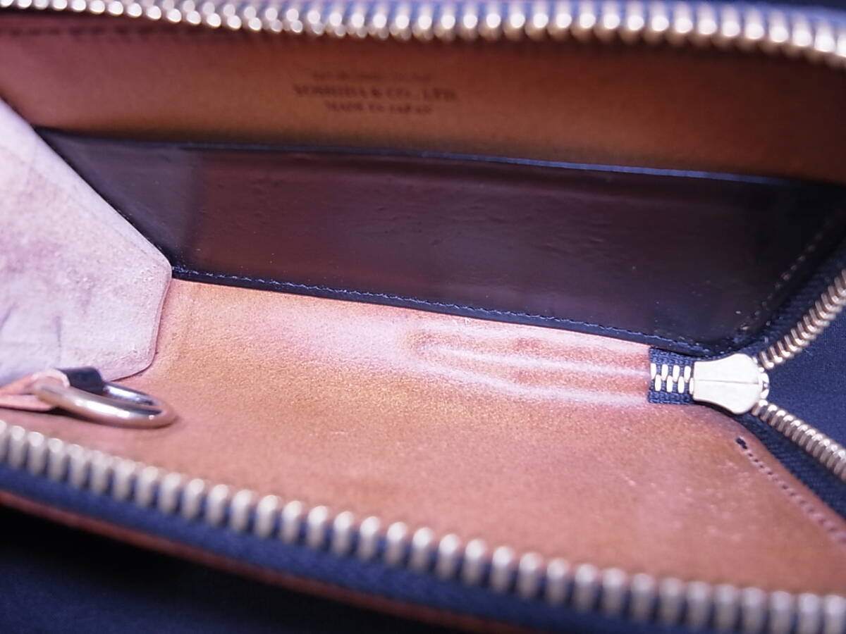 ★☆PORTER ポーター FILM フィルム キーケース ブラック 牛ショルダー革(イタリア輸入革・タンニン鞣し・ガラス加工)箱付き☆★_画像10