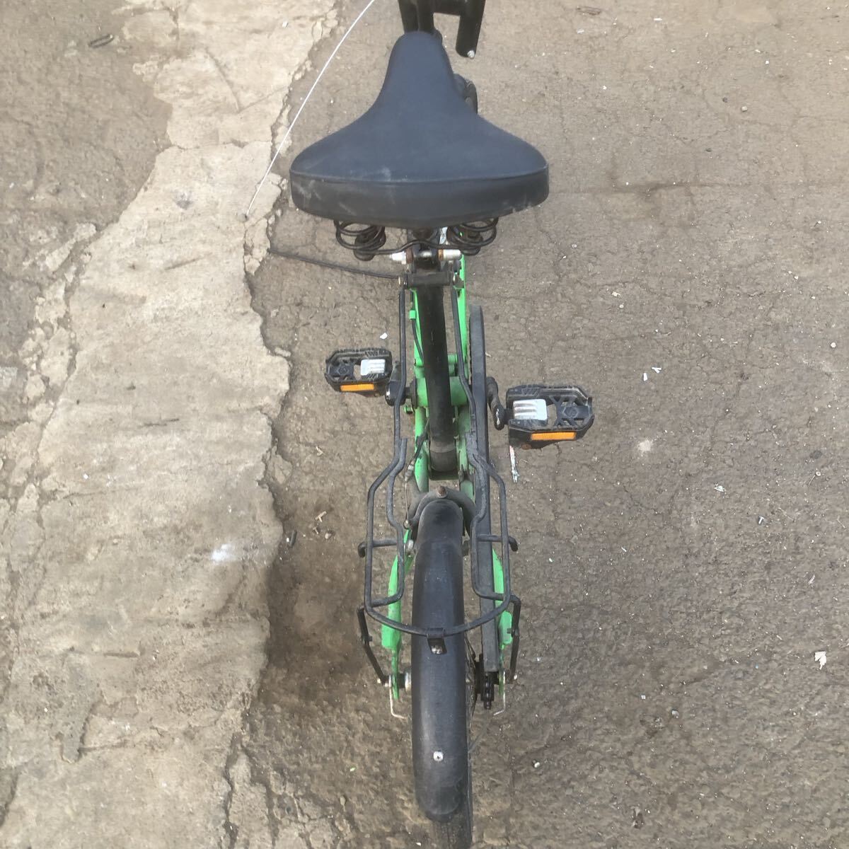 SCOOMA スクーマ 折りたたみ自転車 16インチ 緑 レトロ_画像6