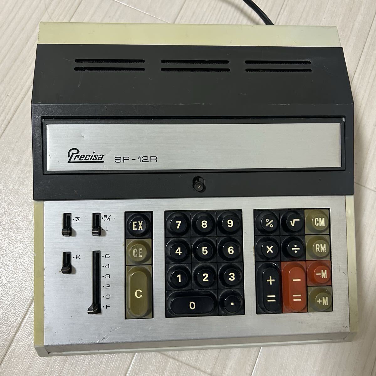 昭和レトロ 電卓　SANWA 三和　precisa SP-12R_画像1