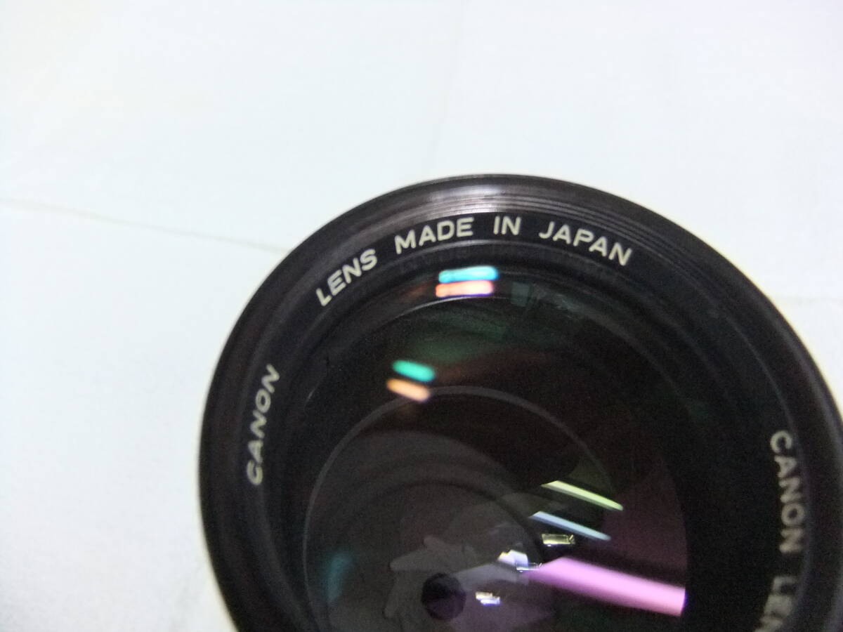 え50V キヤノン CANON NEW FD 200mm F4 MF カビ,クモリなし 動作確認済_画像6