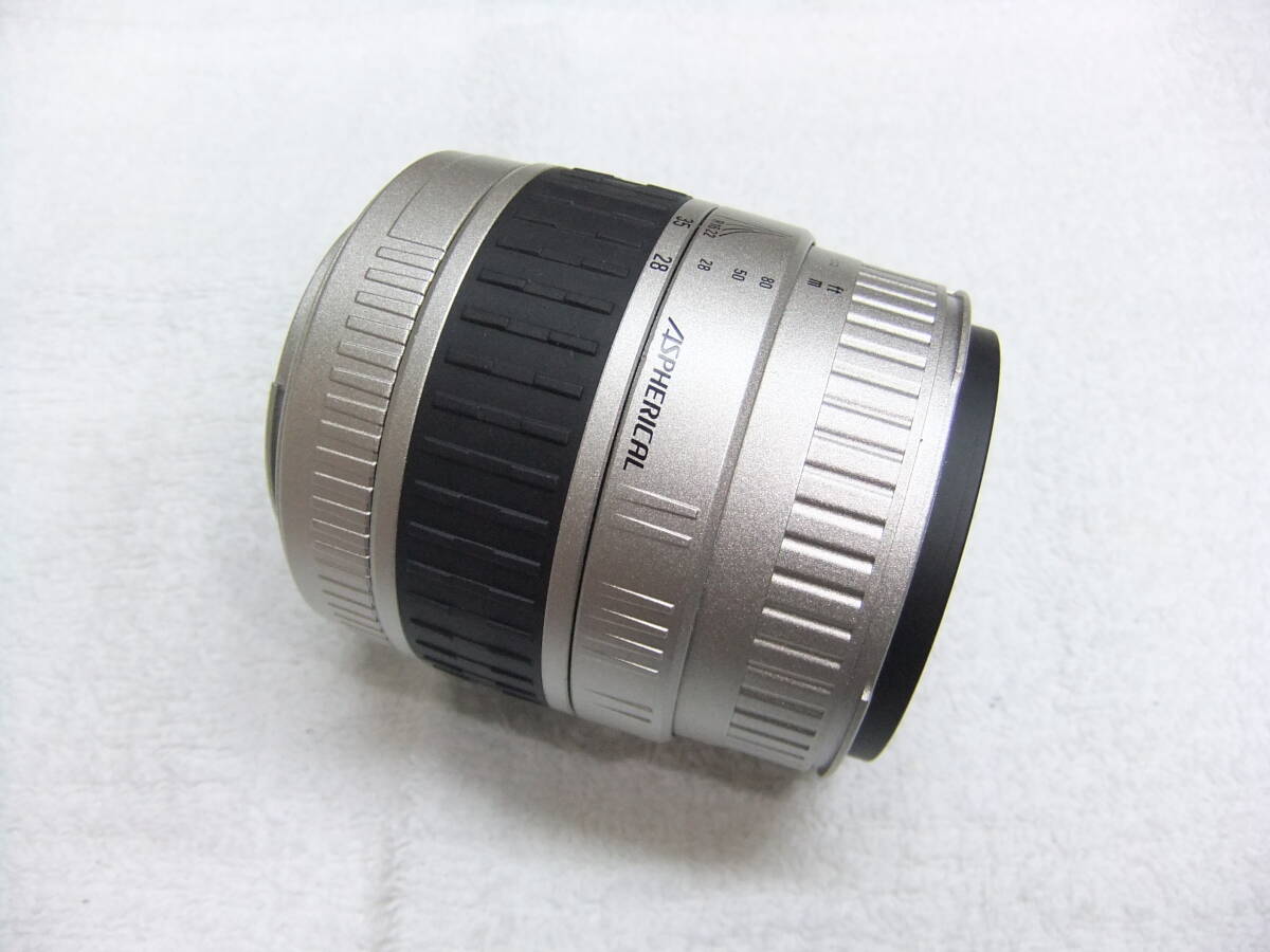 か97L シグマ SIGMA 28-80mm F3.5-5.6 Ⅱ MACRO キヤノン EF用 フード付 動作確認済 カビ,クモリなし_画像6