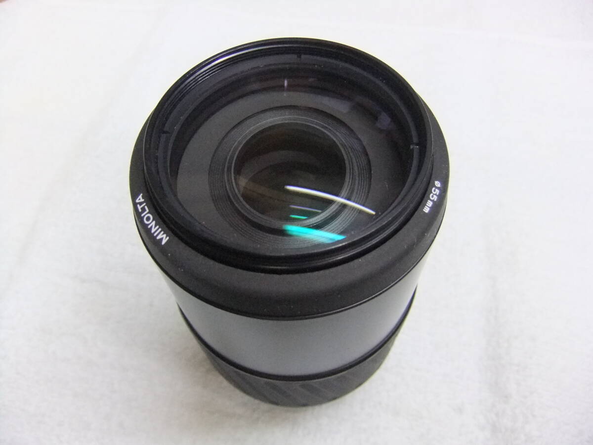 お32Y MINOLTA ミノルタ AF 100-300mm F4.5-5.6 ケース,キャップ,フード付 カビ,クモリなし 動作確認済_画像6
