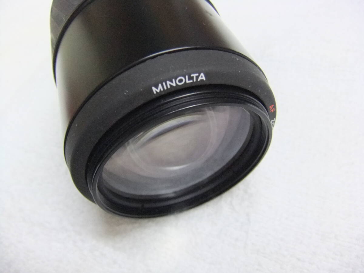 お32Y MINOLTA ミノルタ AF 100-300mm F4.5-5.6 ケース,キャップ,フード付 カビ,クモリなし 動作確認済_画像5