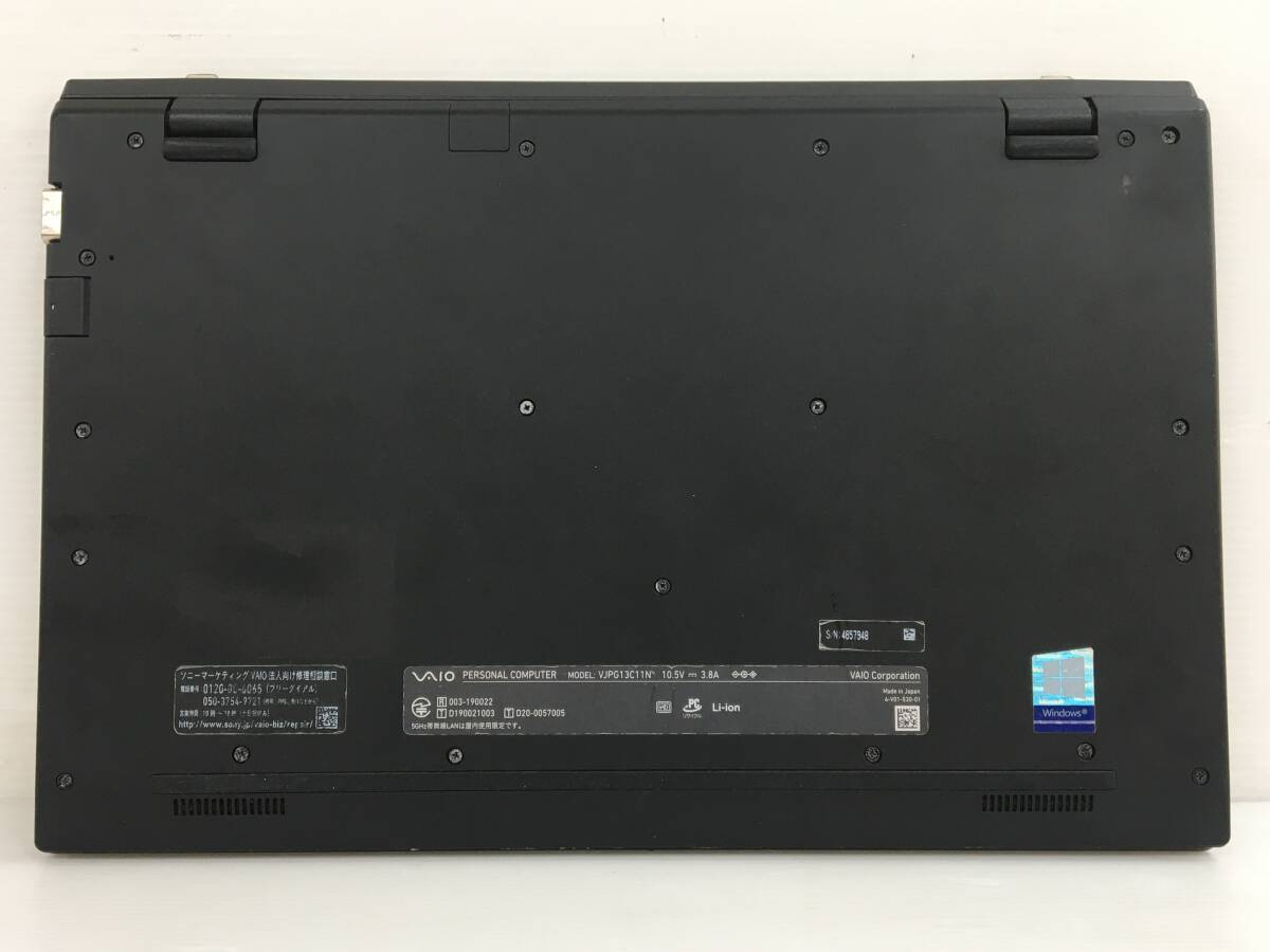 *[13.3 дюймовый ]SONY VAIO Pro PG VJPG13C11N[Core i5(1035G1)1.0GHz/RAM:8GB/SSD:256GB] полный HD рабочий товар * с дефектом 