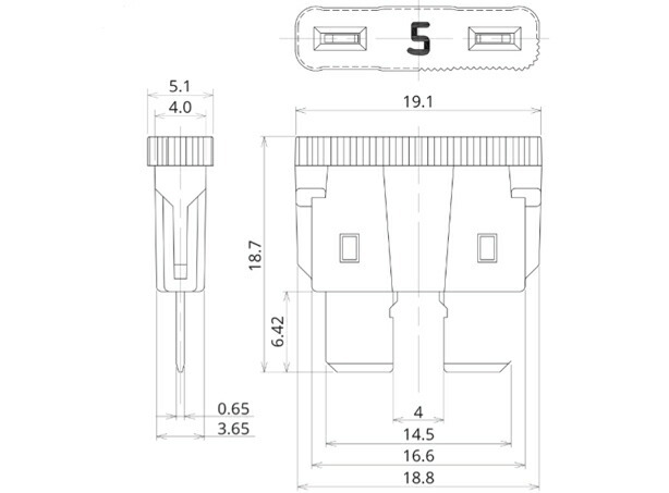 ICE FUSE アイスフューズ 平型ヒューズ IF-ATO15A ATO(ATC)タイプ ブレード型 15A 1個入り_画像3