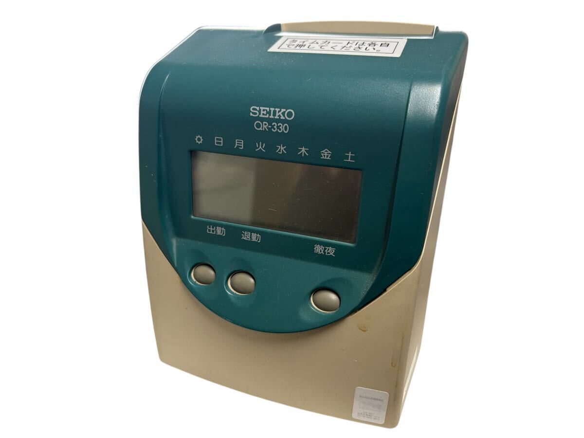 SEIKO QR-330 タイムレコーダー_画像1