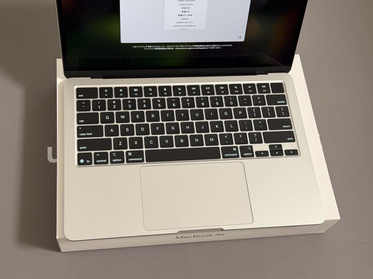 13インチ m4 MacBook Air 2TB 32GB 英語（US）キーボード