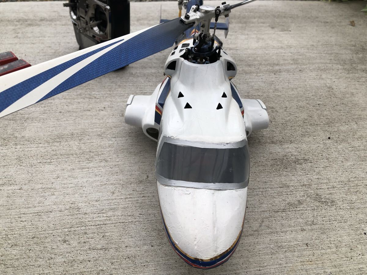 align t-rex450 エアウルフボディ　フタバ　t8j プロポ付き _画像2