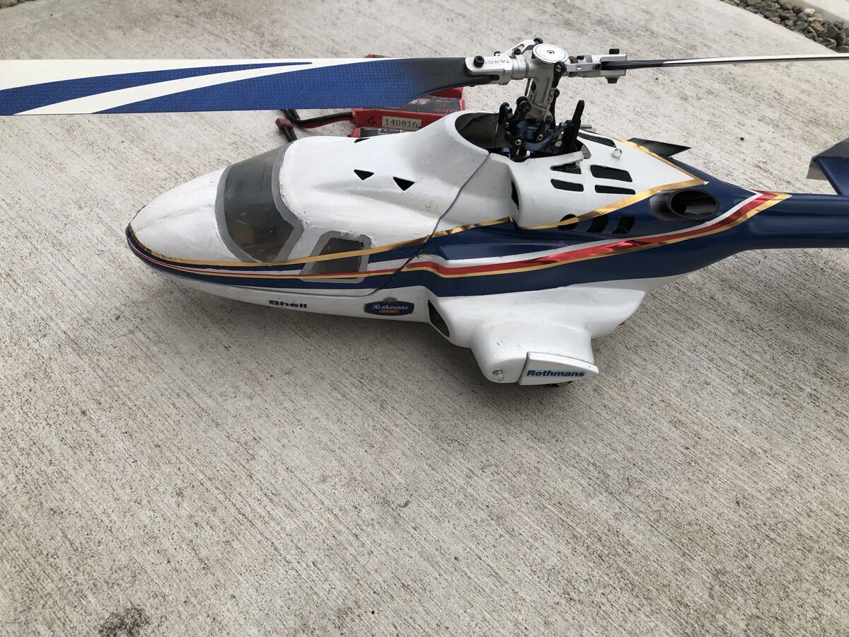 align t-rex450 エアウルフボディ　フタバ　t8j プロポ付き _画像6