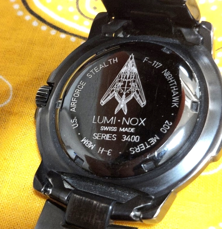 229.1円 稼働品 ルミノックス LUMINOX 腕時計 F-117 SERIES 3400_画像8