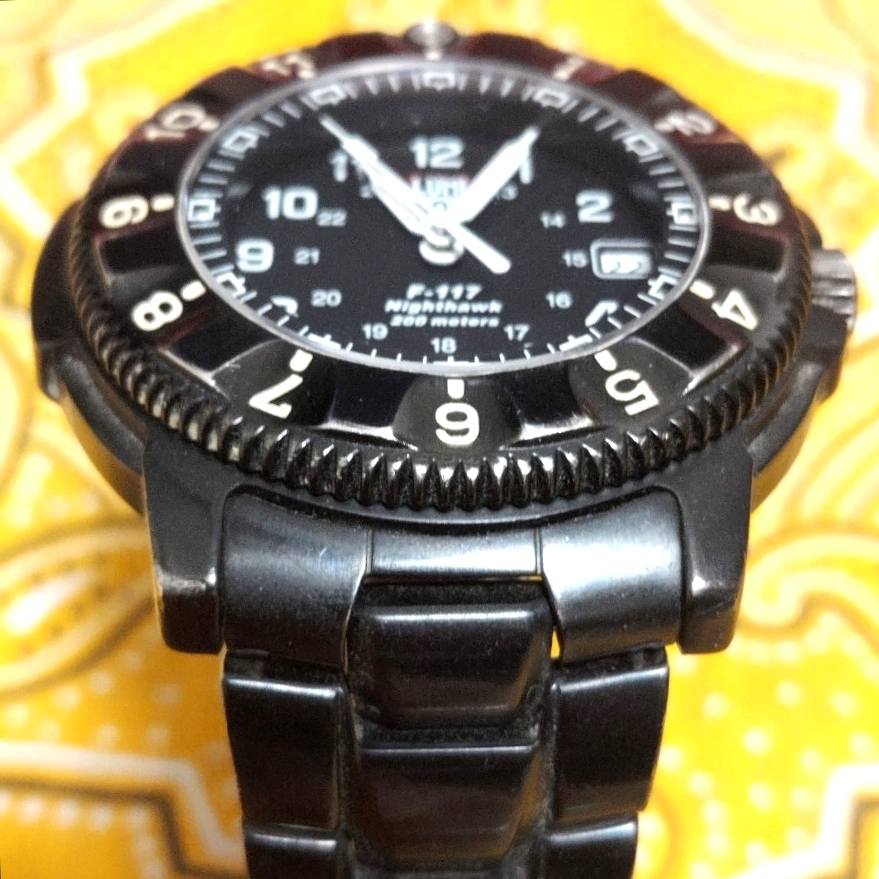 229.1円 稼働品 ルミノックス LUMINOX 腕時計 F-117 SERIES 3400_画像5