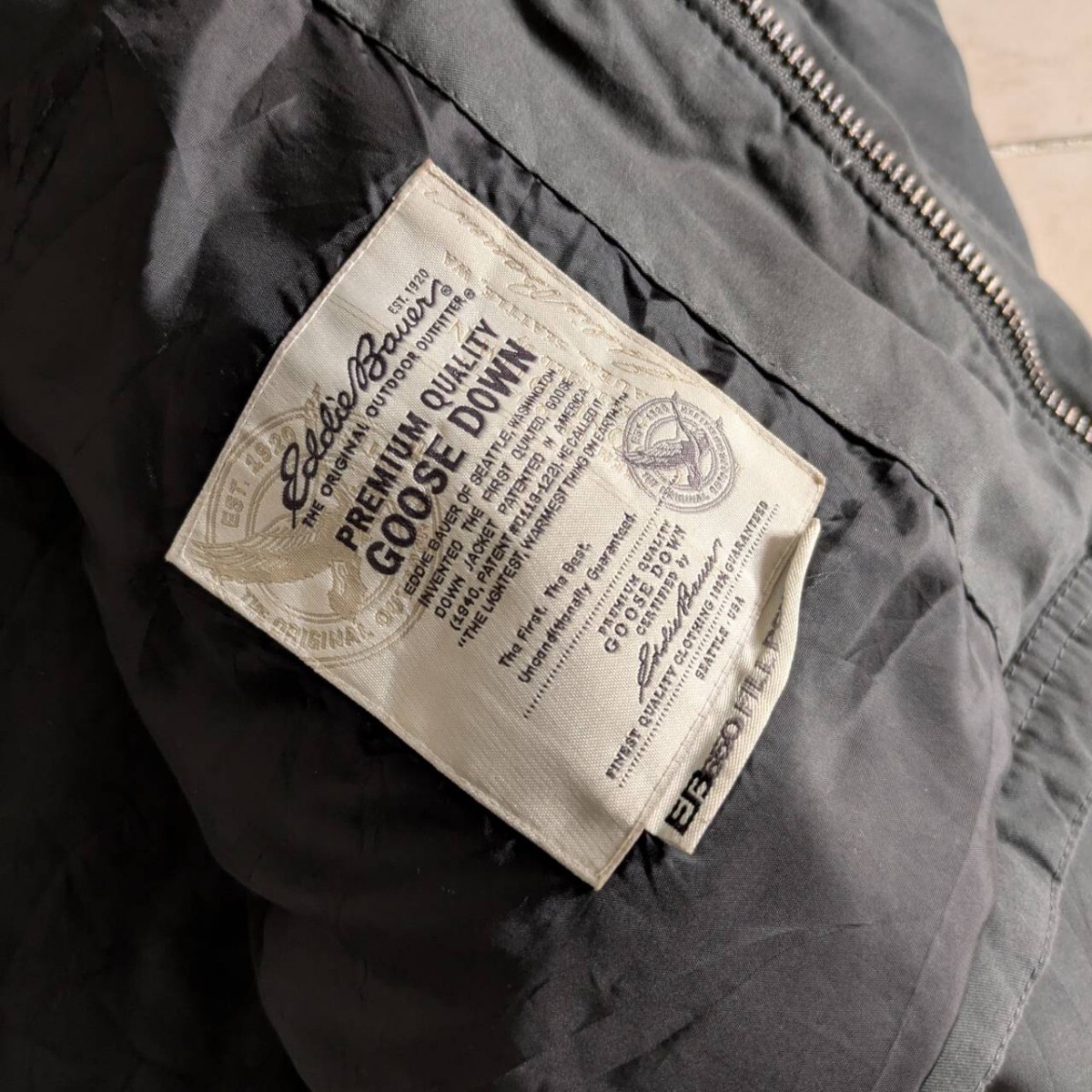 00s Eddie Bauer エディーバウアー　グースダウンジャケット　M 　650フィルパワー YS5_画像7