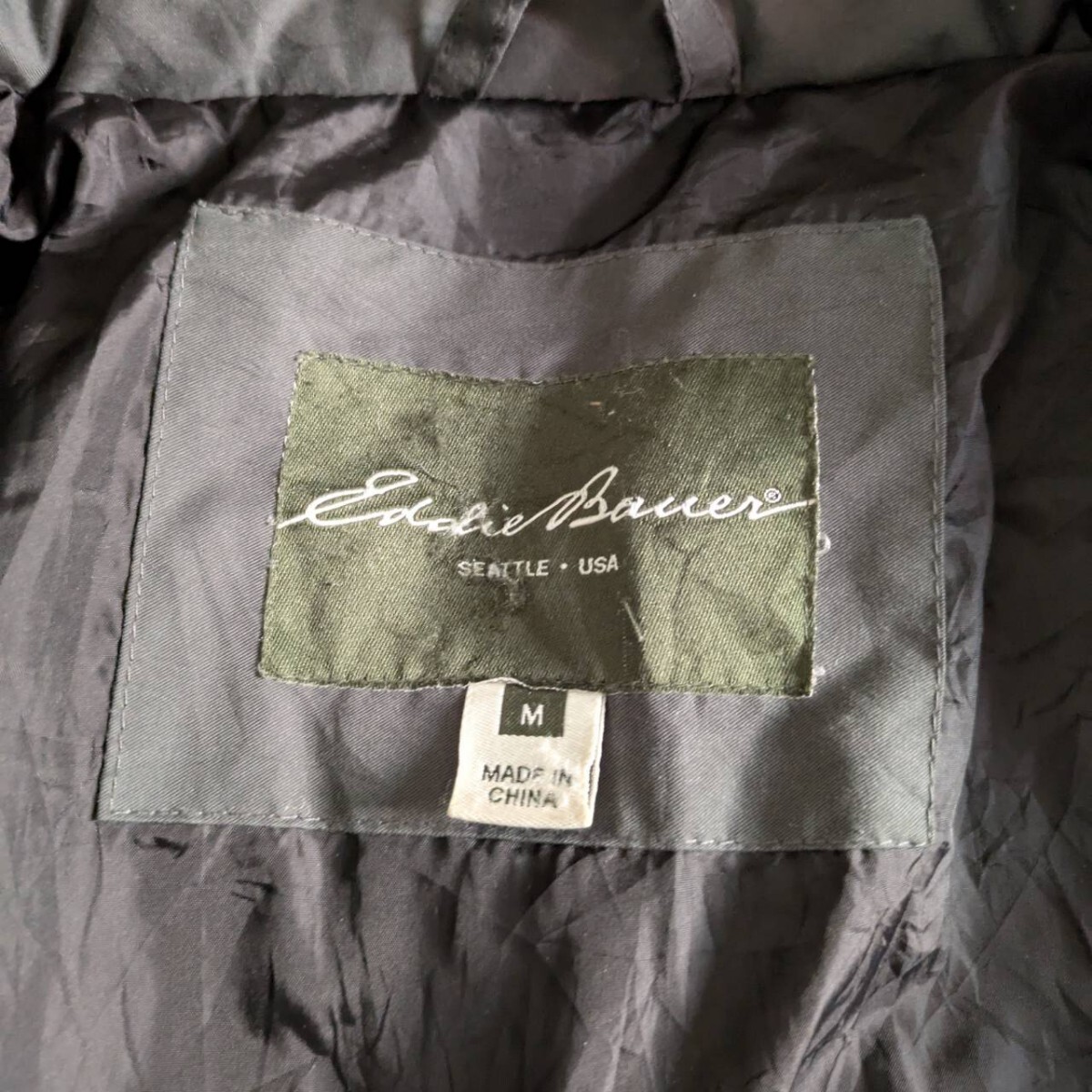 00s Eddie Bauer エディーバウアー　グースダウンジャケット　M 　650フィルパワー YS5_画像8